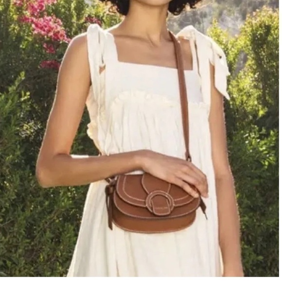 NWT Rachel Zoe - Edessi Crossbody and Belt Bag, Brown, Vegan Leather - Picture 2 of 7